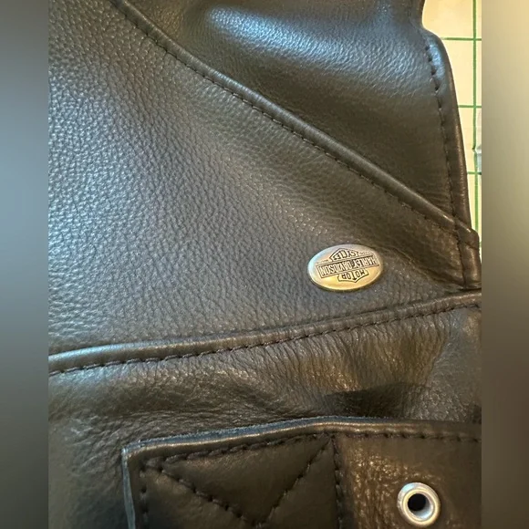 Harley Davidson women’s black leather chaps excellent condition buckle lace up - Picture 7 of 16